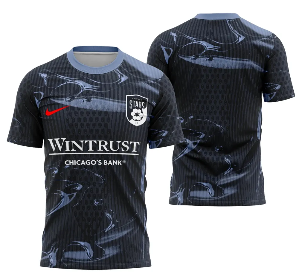 Arte Camisa Chicago Stars FC Kit Fora 2025