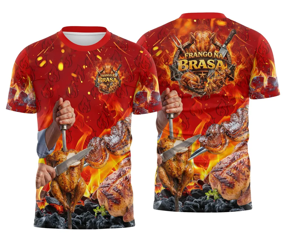 Camisa Churrascaria Frango Assado Modelo 02