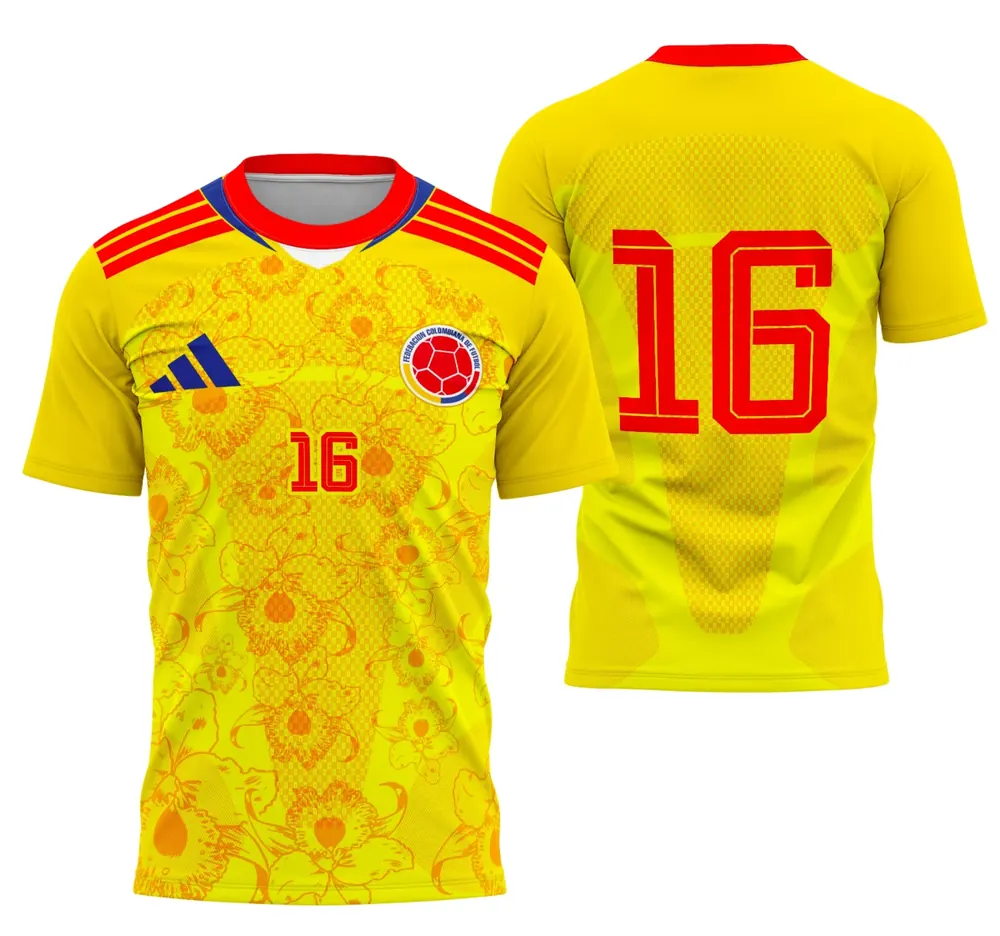 Arte Camisa Colômbia Conceito