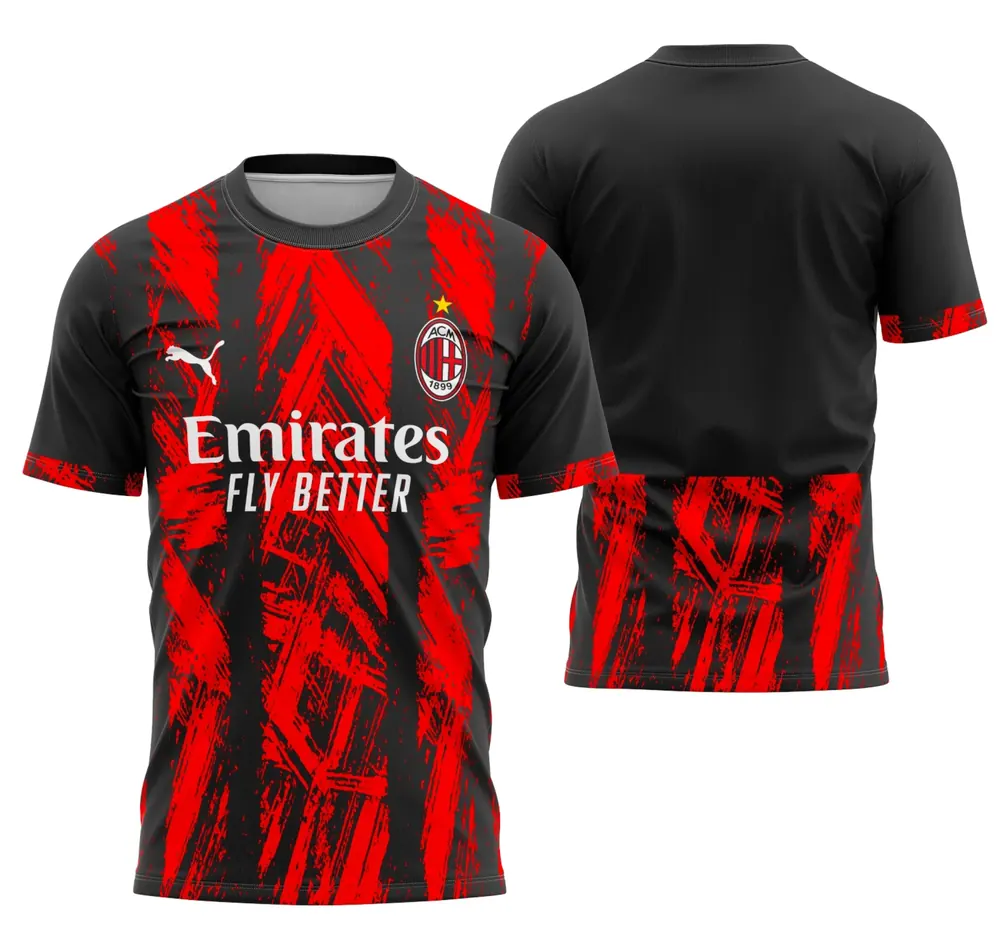 Arte Camisa Conceito AC Milan