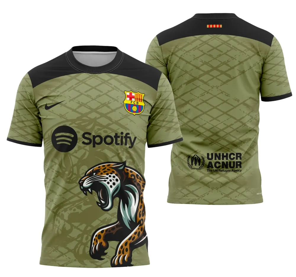 Arte Camisa Conceito De Barcelona 2024