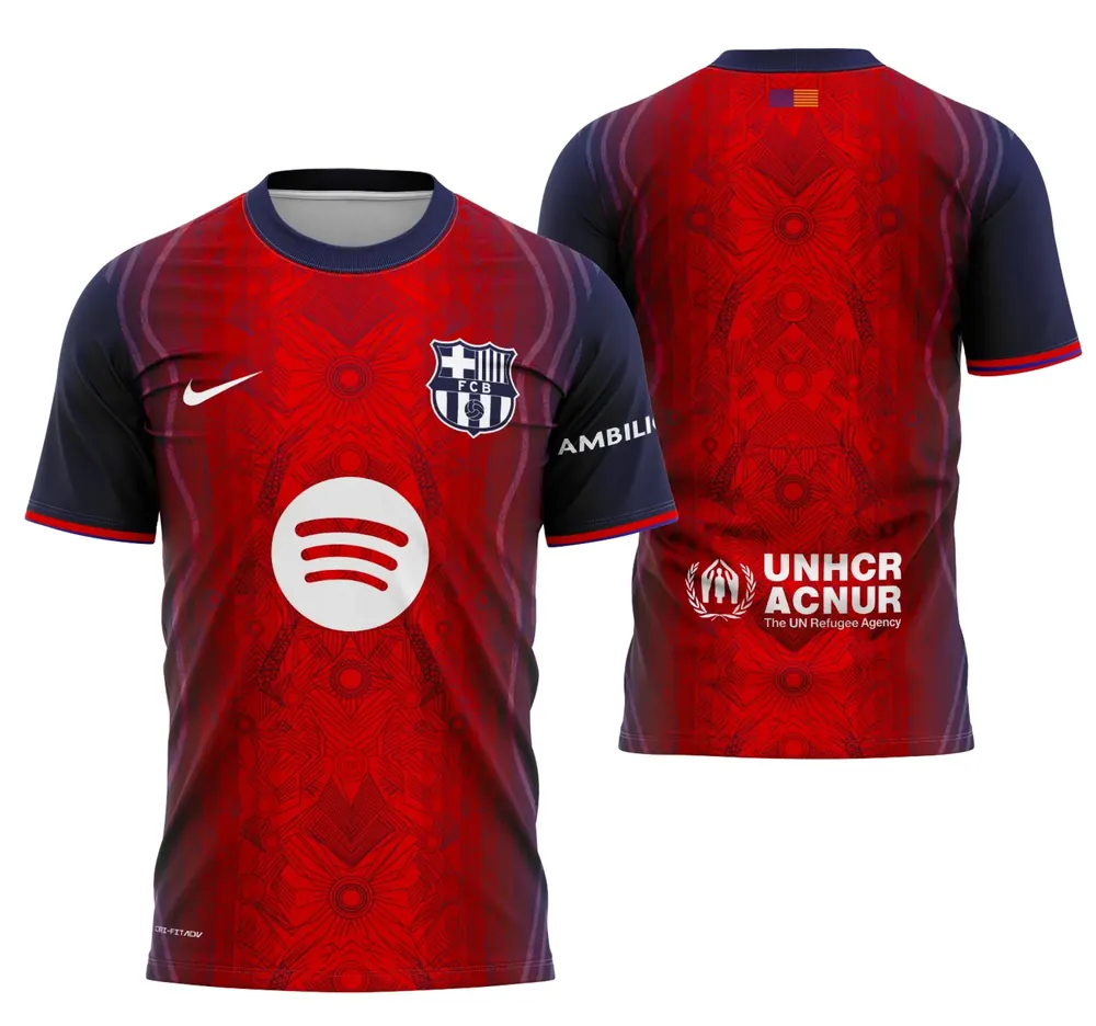 Camisa Conceito De Barcelona 2025 - Modelo 2