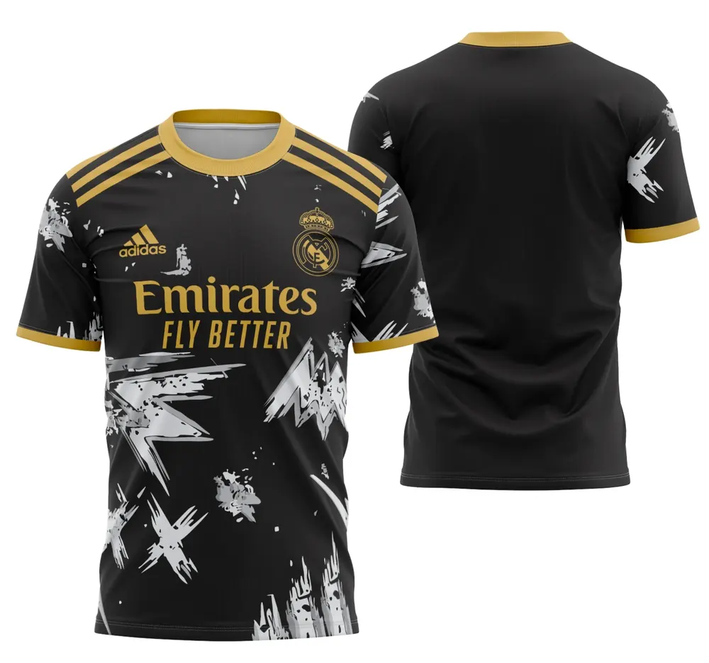 Arte Camisa Conceito Do Real Madrid 2020-2021