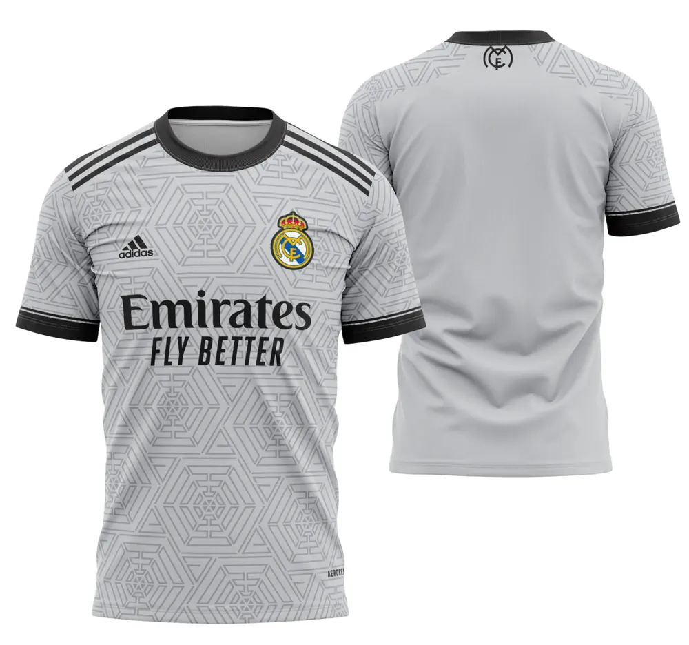 Arte Camisa Conceito Do Real Madrid 2021