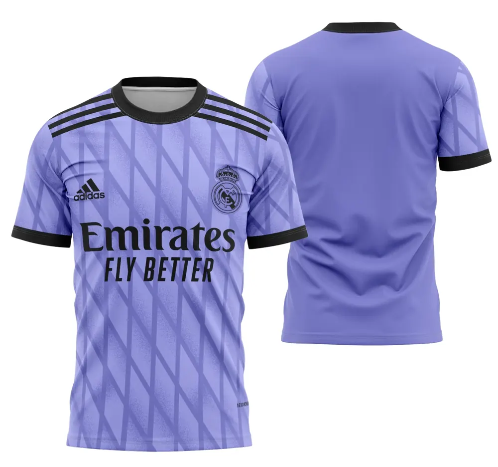 Arte Camisa Conceito Do Real Madrid 2022