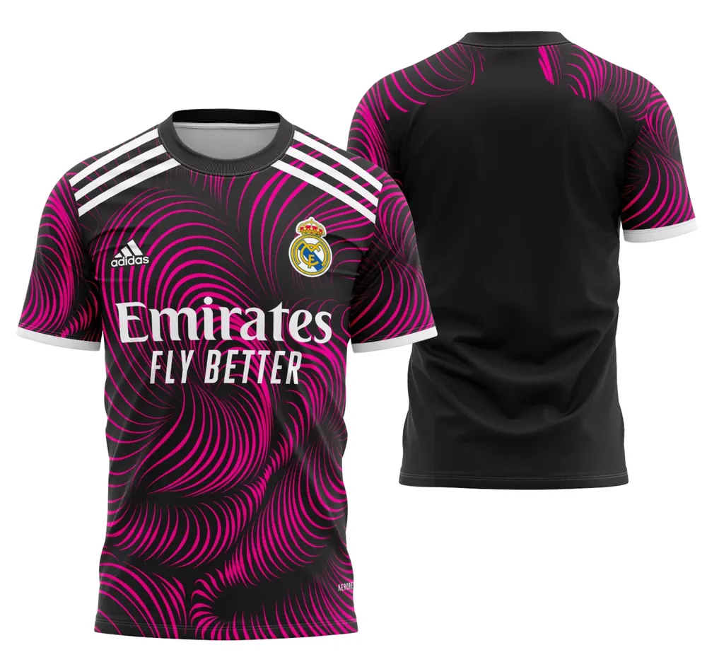 Arte Camisa Conceito Do Real Madrid 2022 - Modelo 2