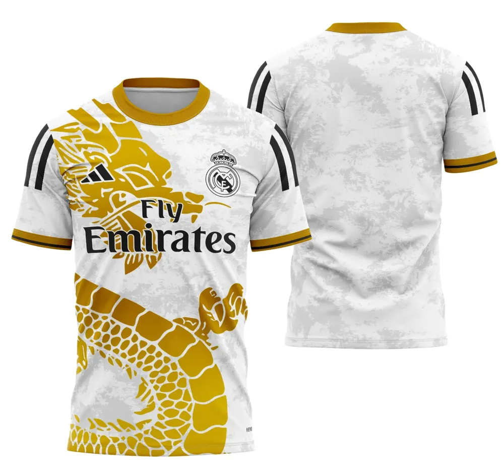 Arte Camisa Conceito Do Real Madrid 2023
