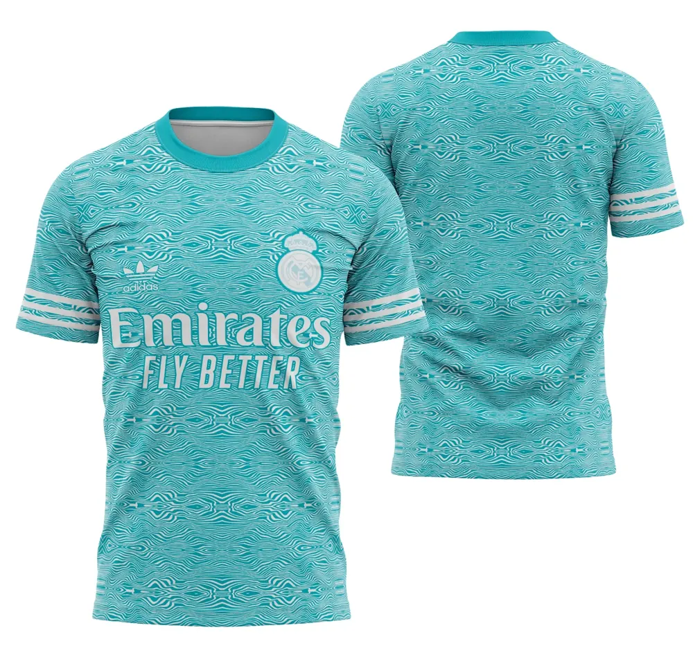 Arte Camisa Conceito Do Real Madrid 2023 - Modelo 8