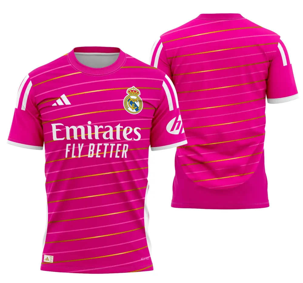 Arte Camisa Conceito Do Real Madrid 2024 - Modelo 2