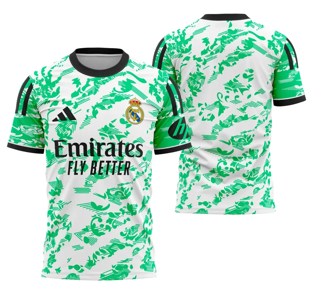 Arte Camisa Conceito Do Real Madrid 2025 - Modelo 2
