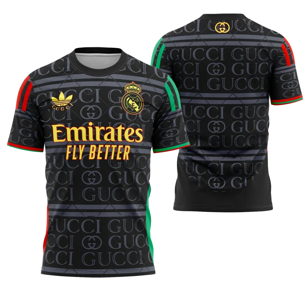 Arte Camisa Conceito Do Real Madrid 2025 - Modelo 6