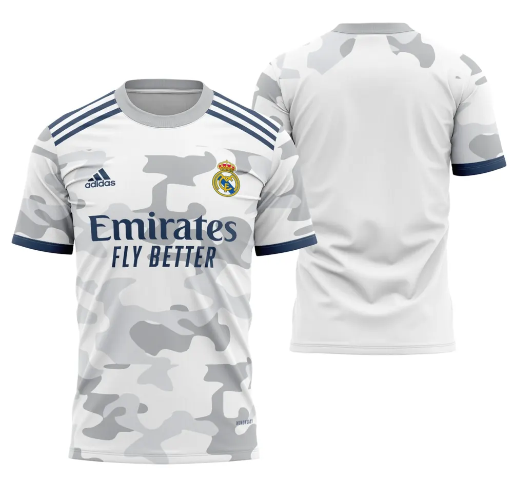 Arte Camisa Conceito Do Real Madrid