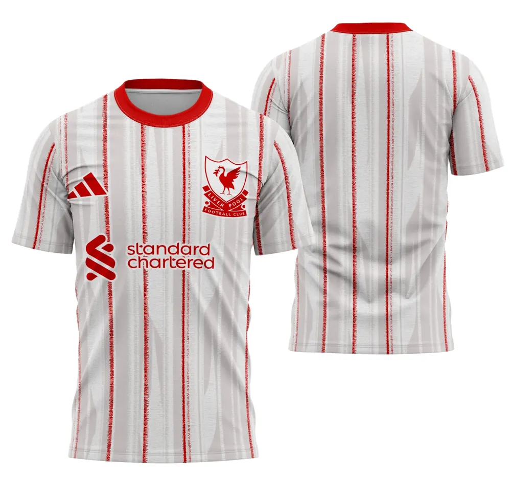 Arte Camisa Conceito Liverpool Uniforme Reserva