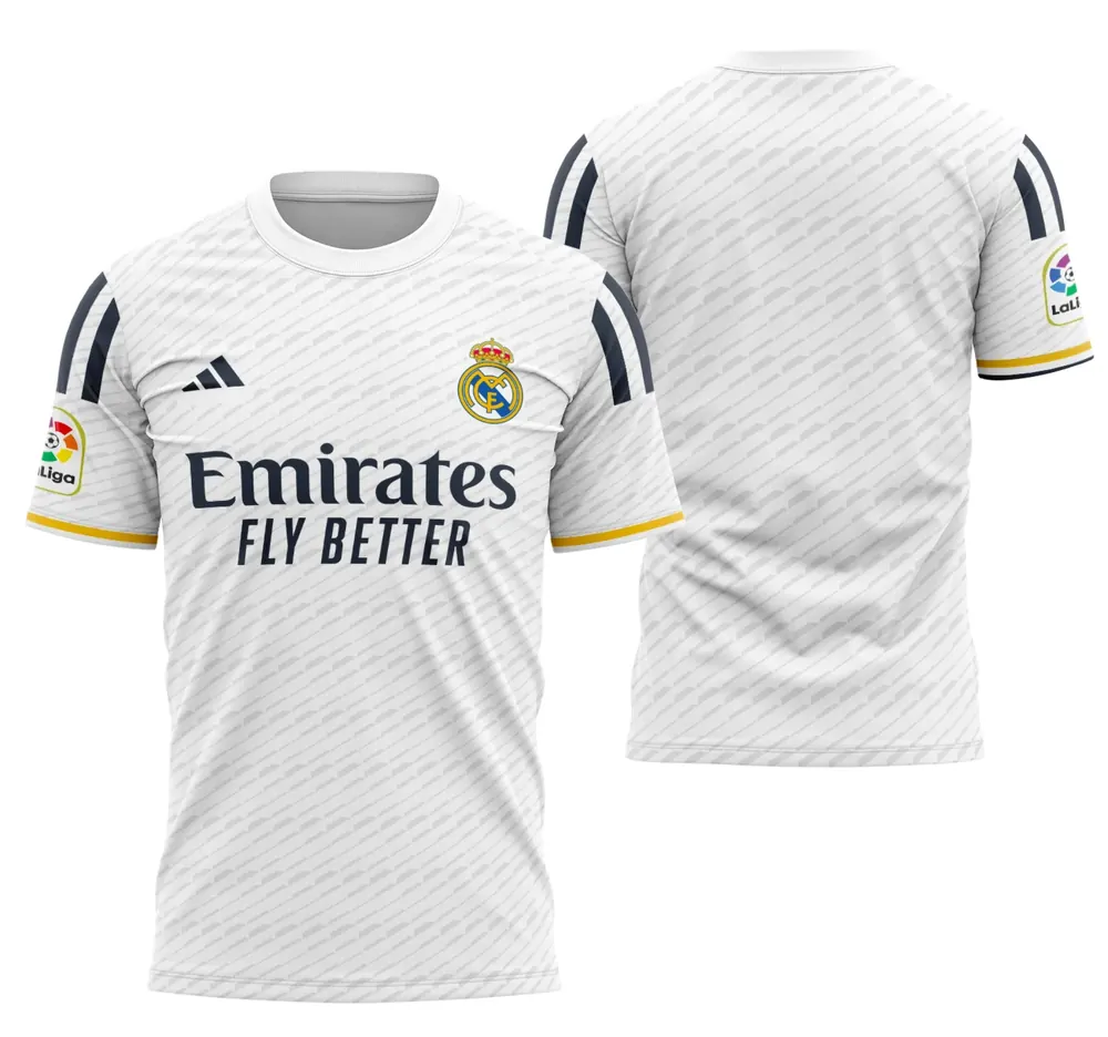 Arte Camisa Conceito Local 23-24 Do Real Madrid