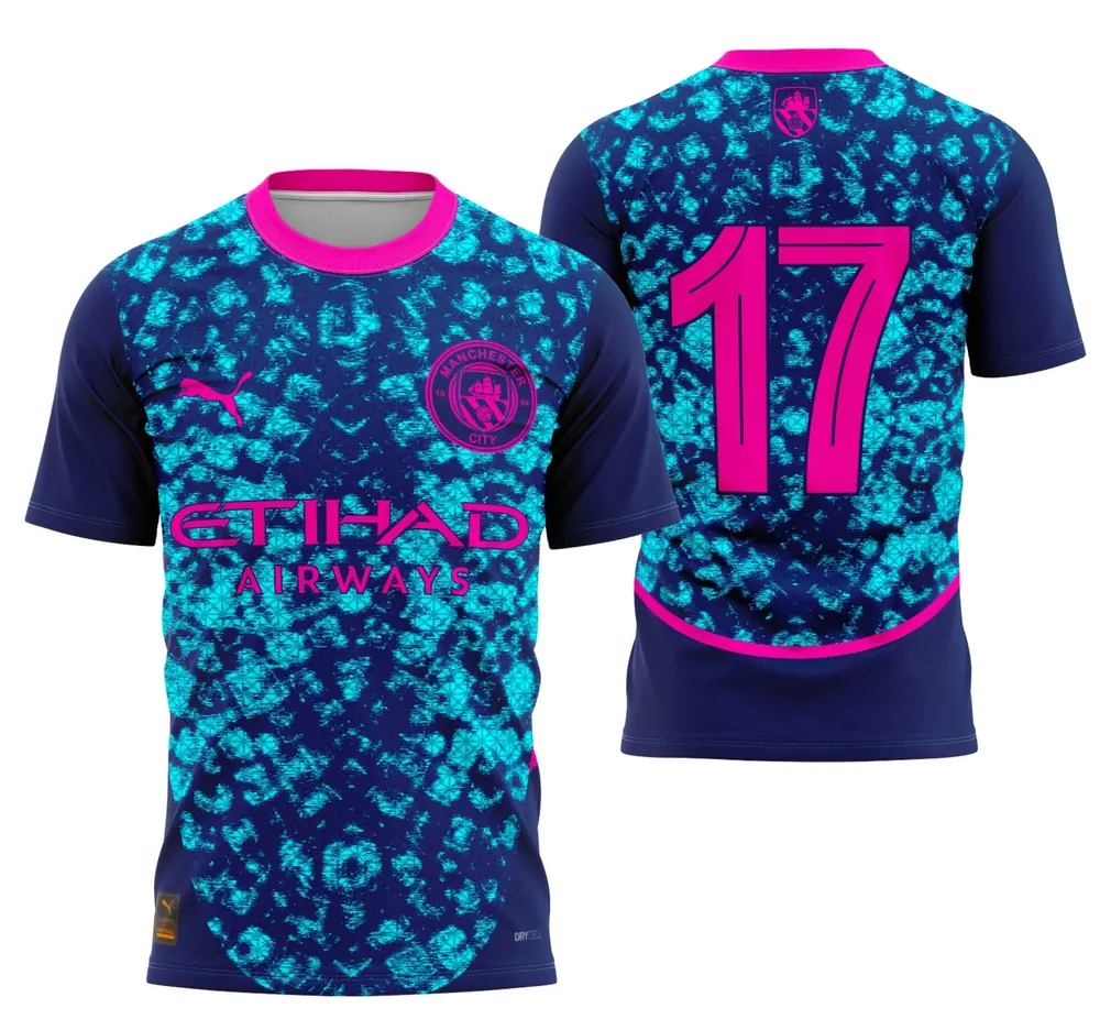 Arte Camisa Conceito Manchester City