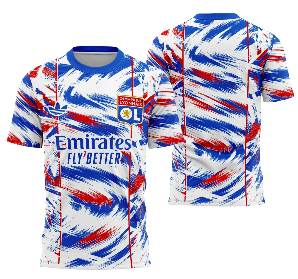 Arte Camisa Conceito Olympique de Lyon