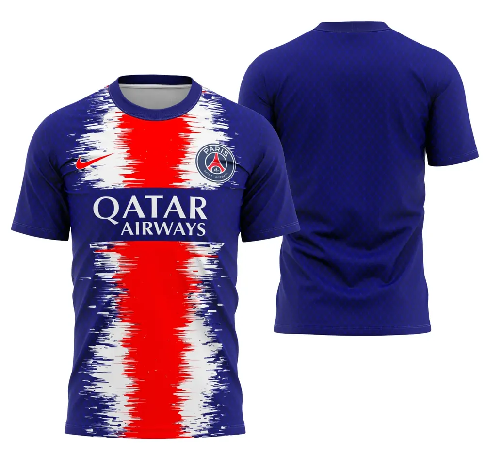 Arte Camisa Conceito Paris Saint Germain