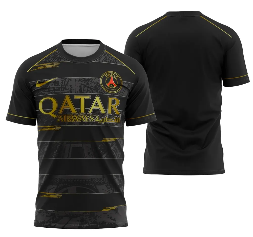 Arte Camisa Conceito Paris Saint Germain 2021