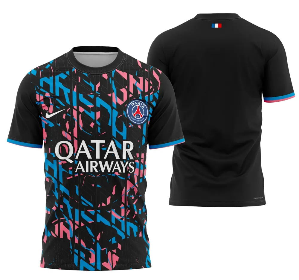 Arte Camisa Conceito Paris St. Germain 2023 - Modelo 1