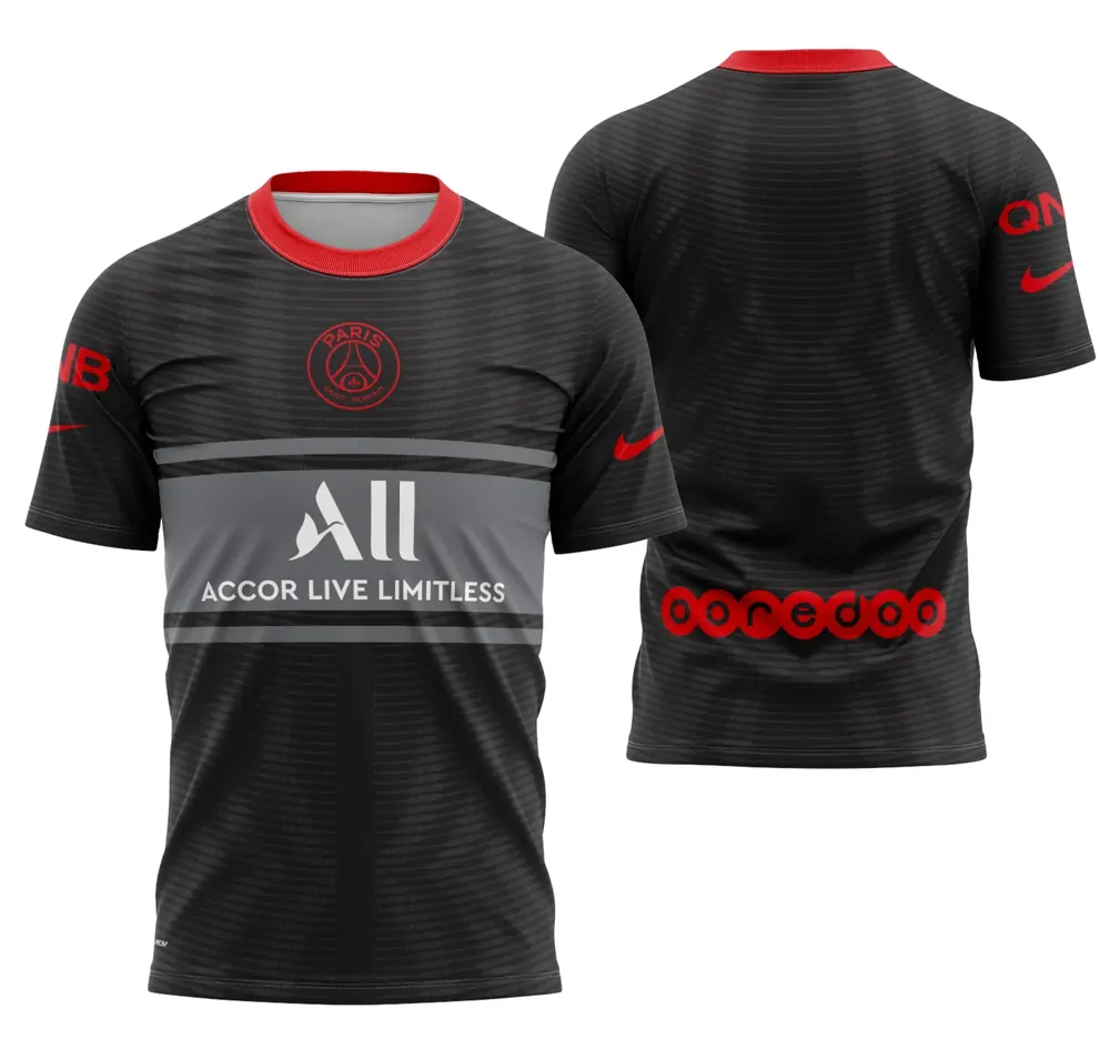 Arte Camisa Conceito Psg 2021