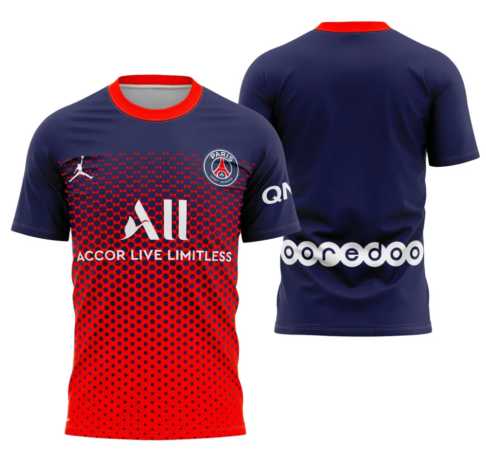Arte Camisa Conceito Psg 2022 - Modelo 2