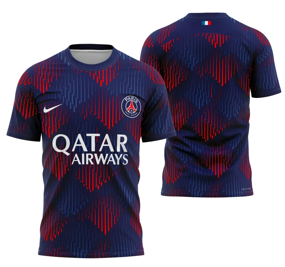 Arte Camisa Conceito Psg 2023 - Modelo 4