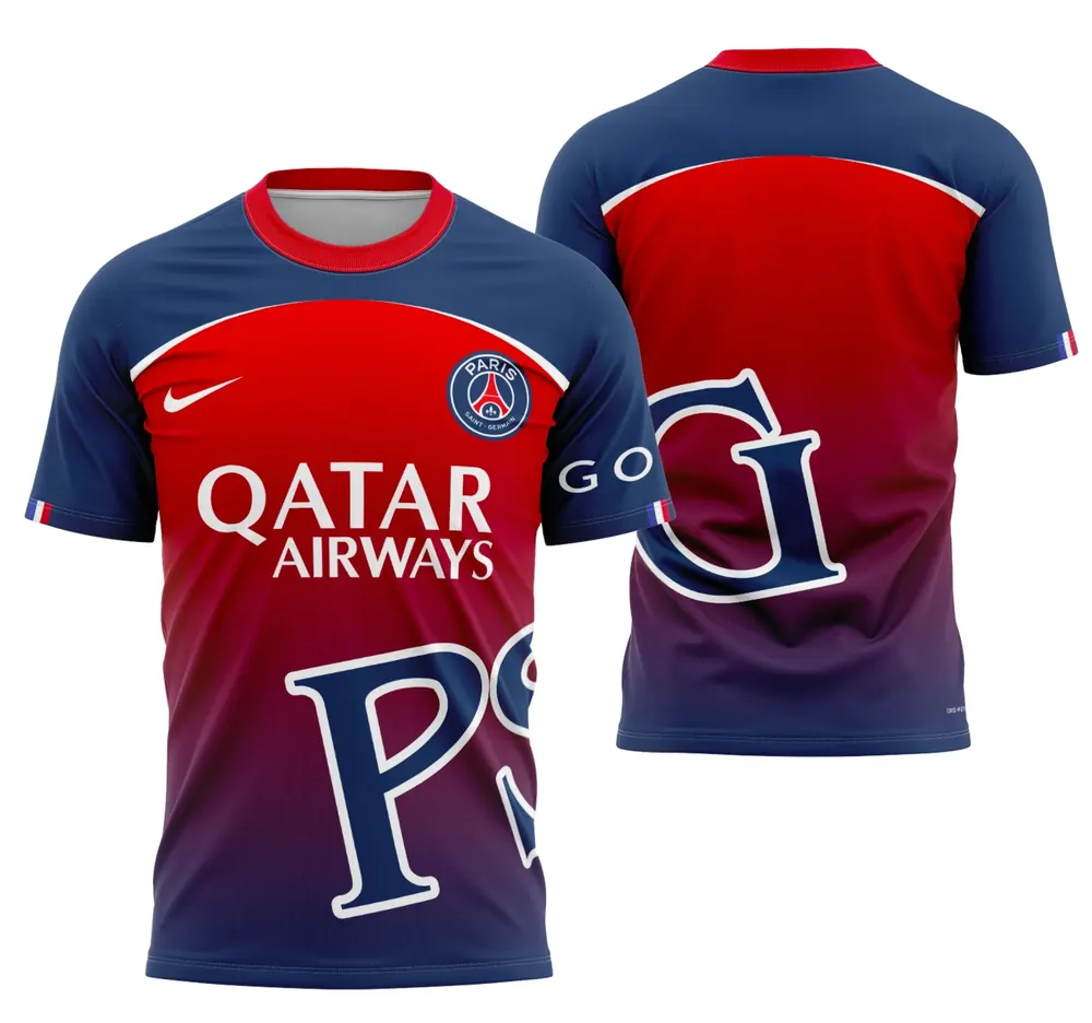 Arte Camisa Conceito Psg 2023 - Modelo 5