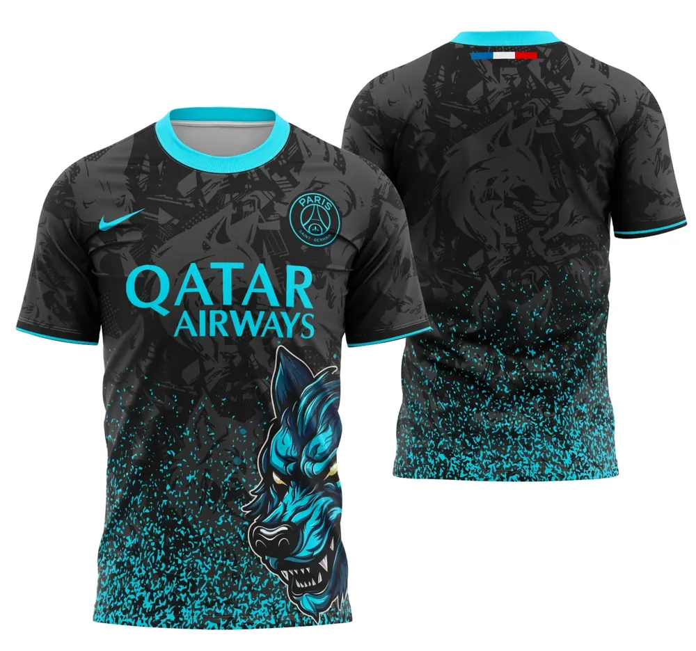 Arte Camisa Conceito Psg 2024 - Modelo 4
