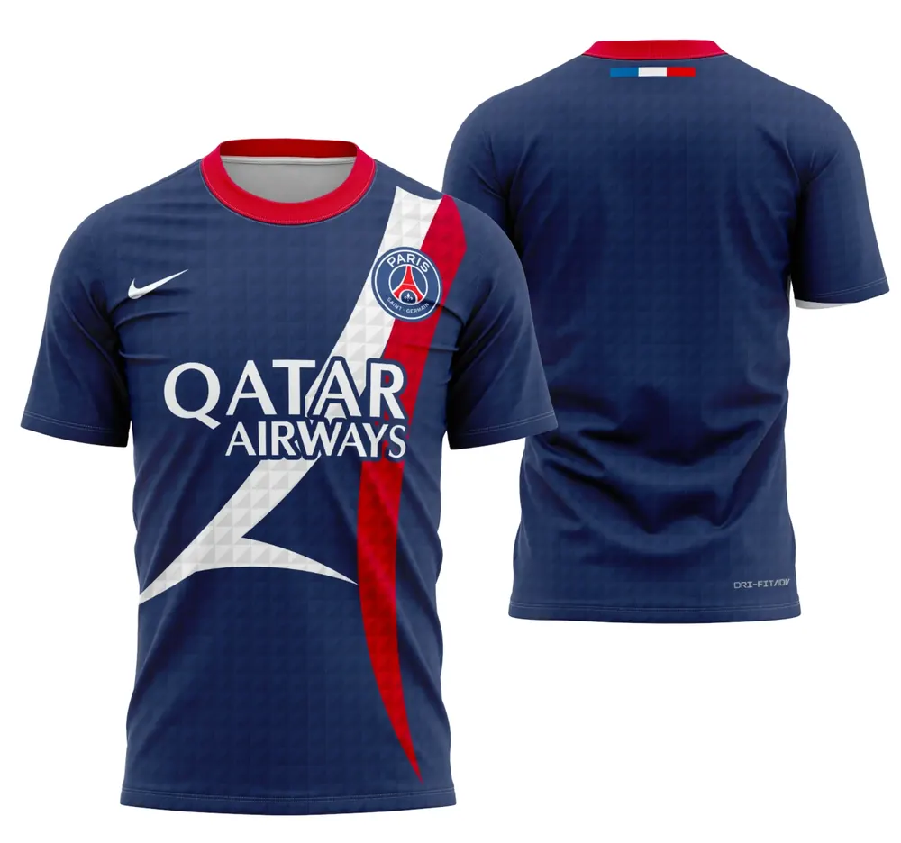 Arte Camisa Conceito Psg 2024 - Modelo 6