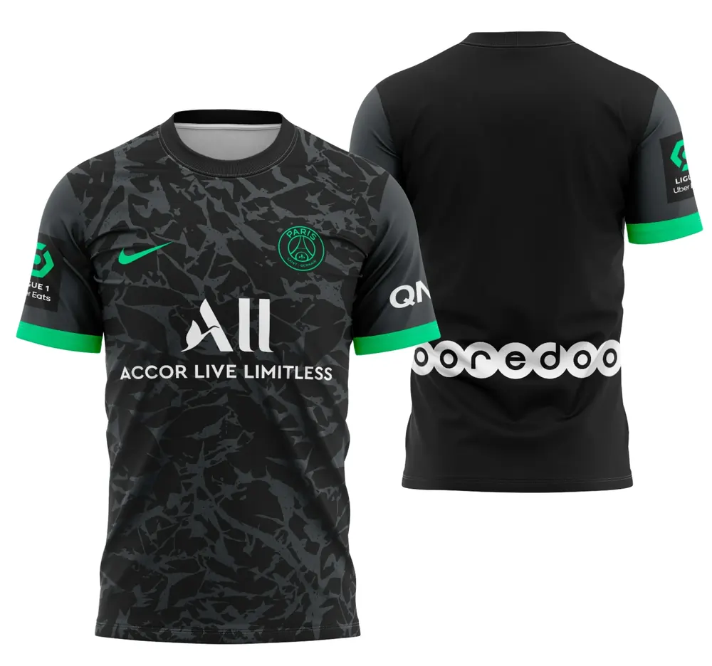 Arte Camisa Conceito Psg - Modelo 3