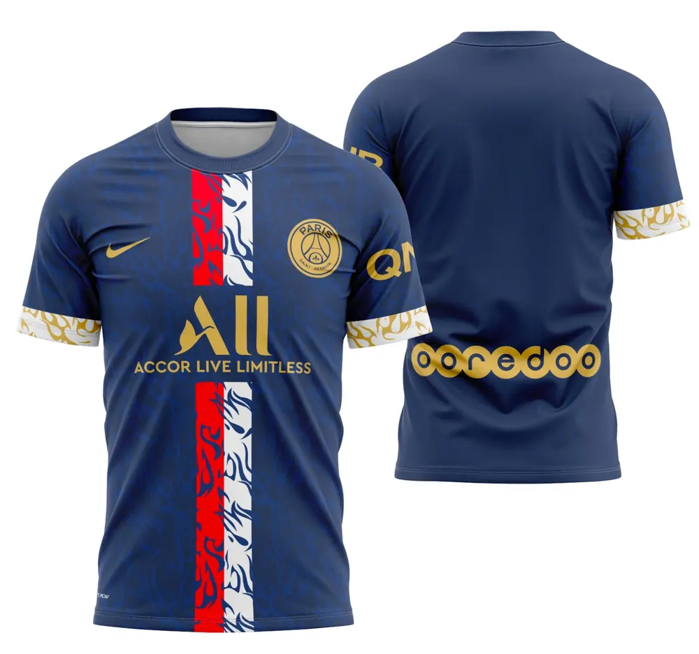 Arte Camisa Conceito Psg - Modelo 5