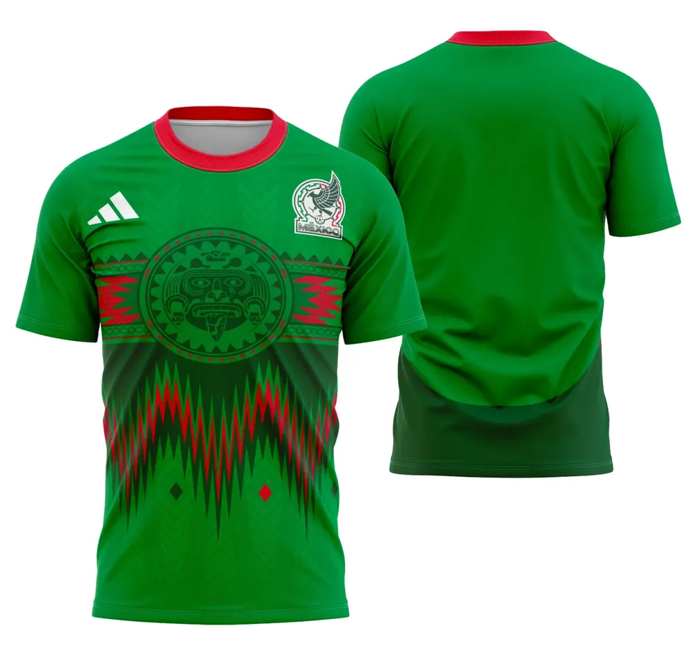 Arte Camisa Conceito Uniforme Principal México