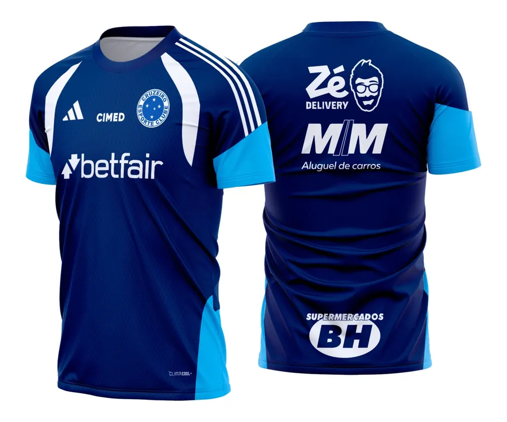 Camisa Cruzeiro Treino 2026 Modelo 02
