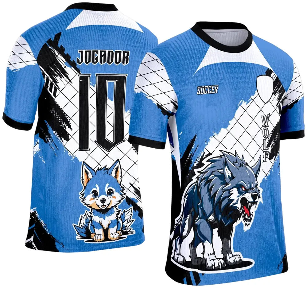 Arte Template Camisa de Interclasse 2025 | Dois Lobos
