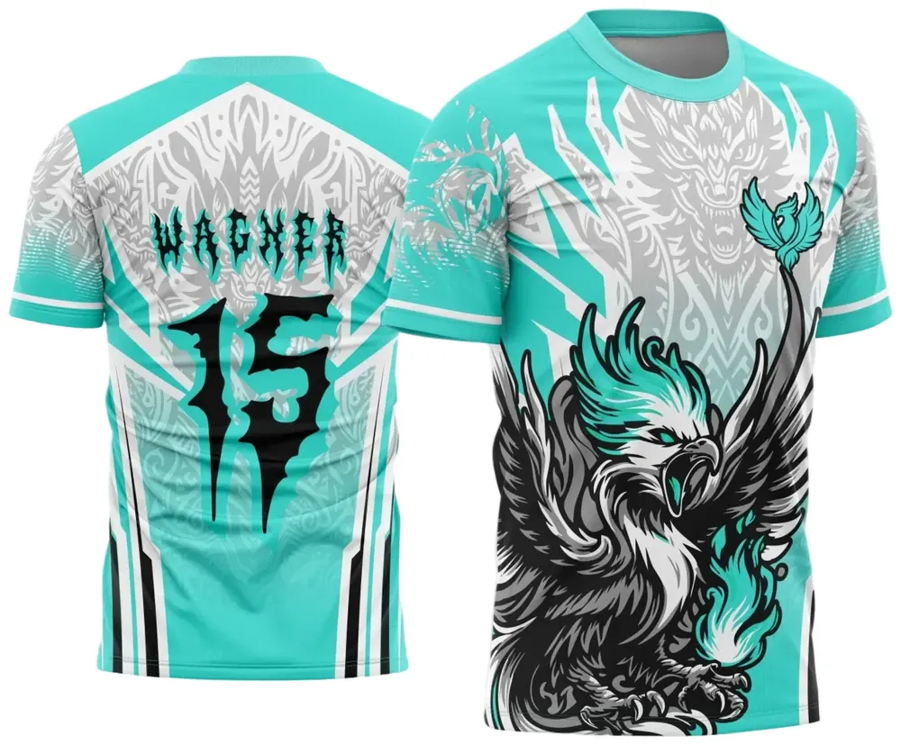 Camisa de Interclasse - Arte Vetor - Fênix Modelo 04