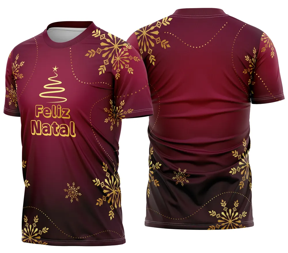 Camisa de Natal Natalina Festiva Modelo 13