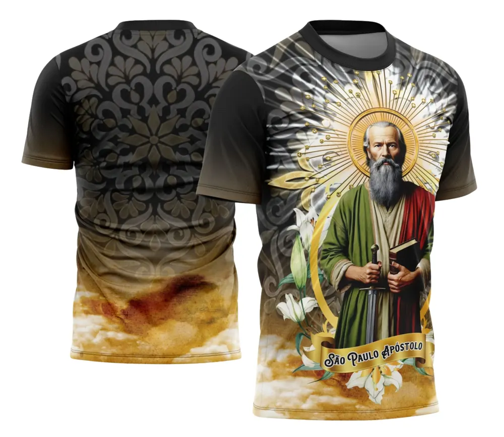 Arte Camisa São Paulo Apóstolo Clássica Modelo 02