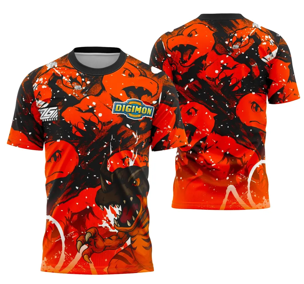 Arte Camisa Digimon Interclasse 2025