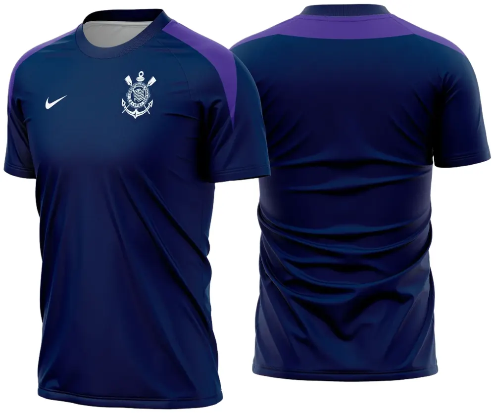 Camisa do Corinthians Treino 2025 - 2026 - Arte Vetor Modelo 02