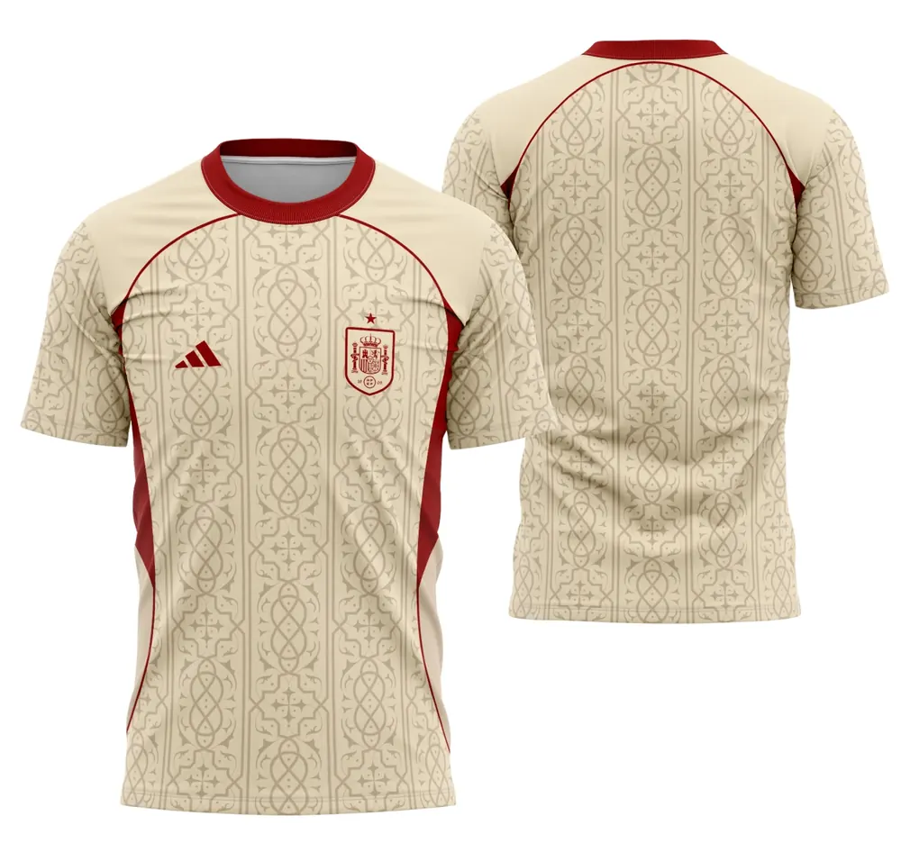Arte Camisa Espanha Conceito Modelo 02