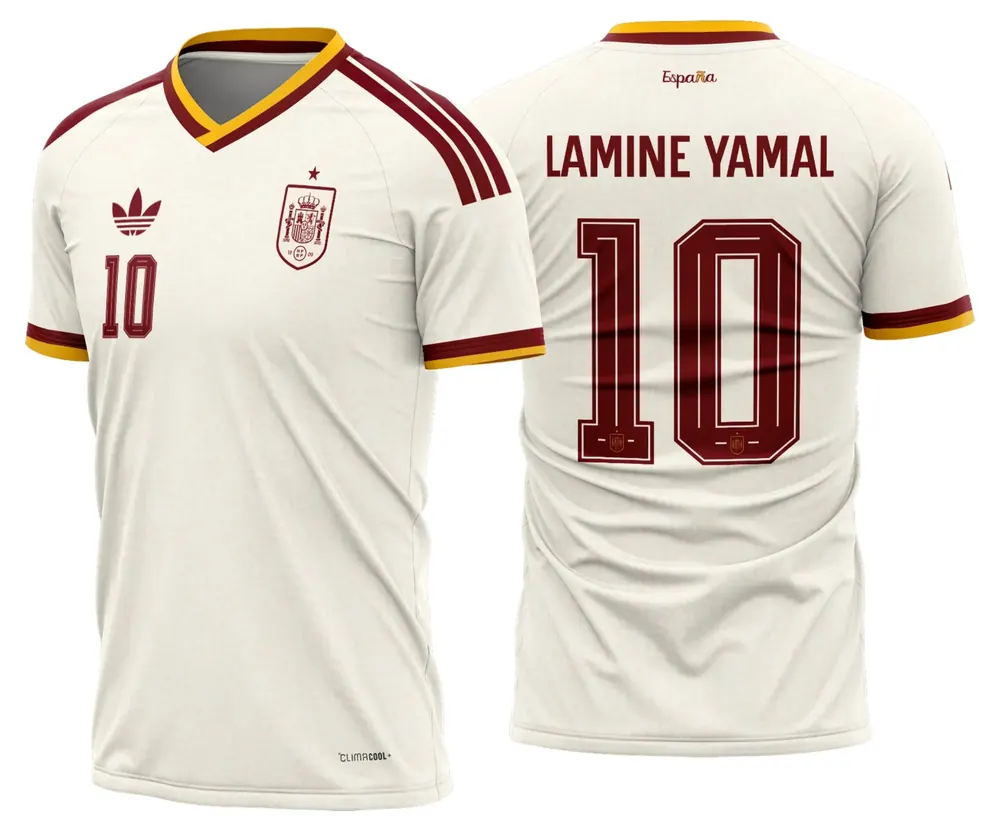 Arte Camisa Espanha Reserva 2026-28