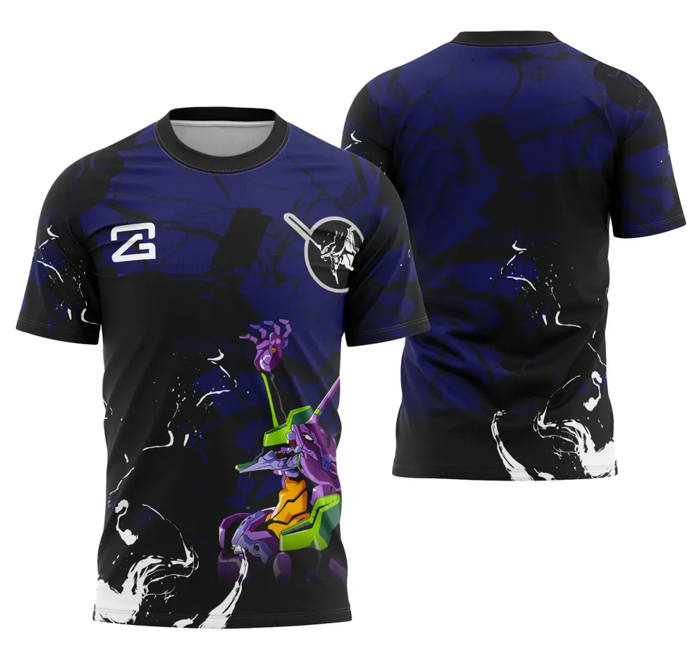 Arte Camisa Eva01 Evangelion Interclasse