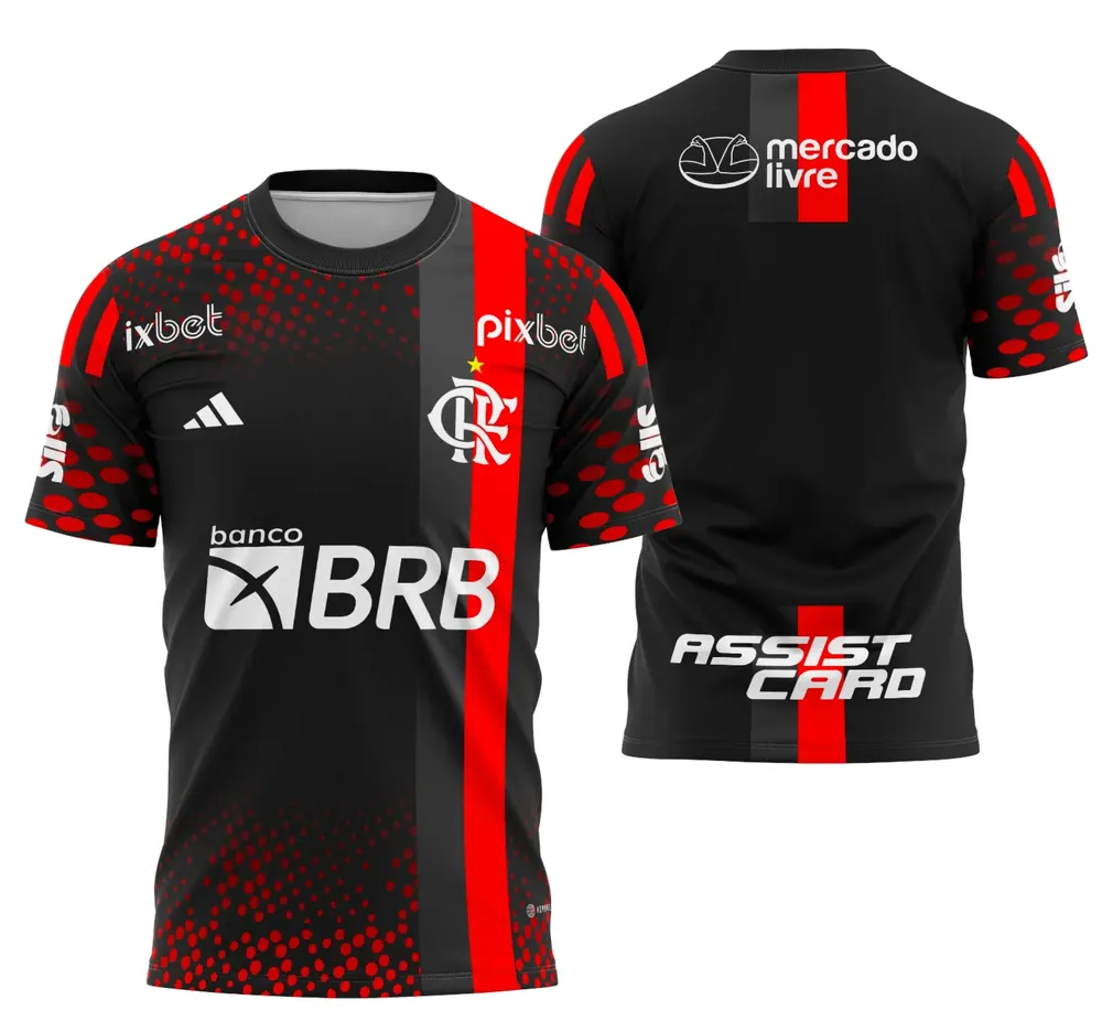 Arte Camisa Flamengo Concept 2024