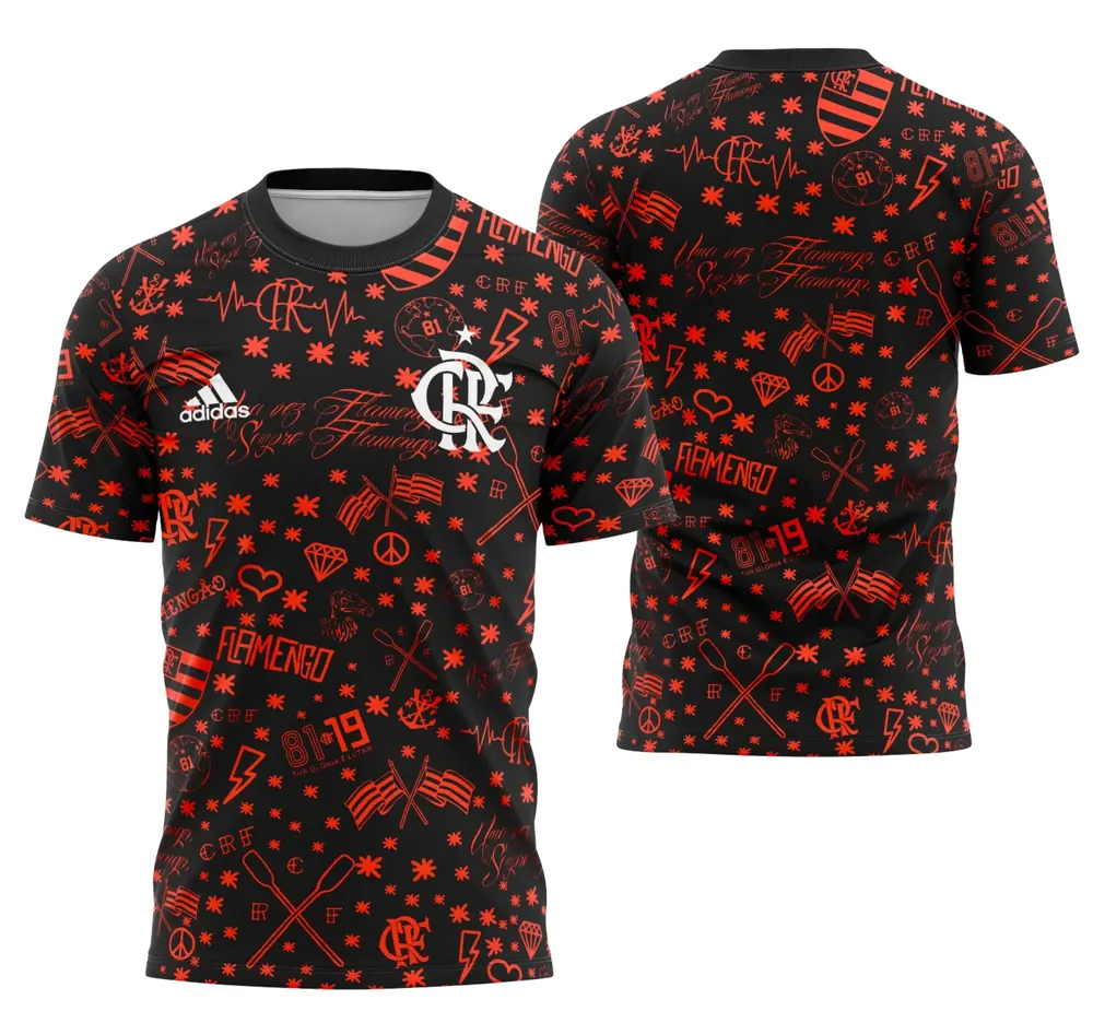Arte Camisa Flamengo Pre-Match 2022