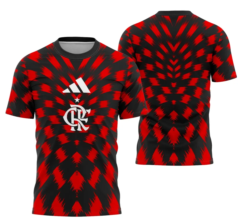 Arte Camisa Flamengo Pre-Match 2025