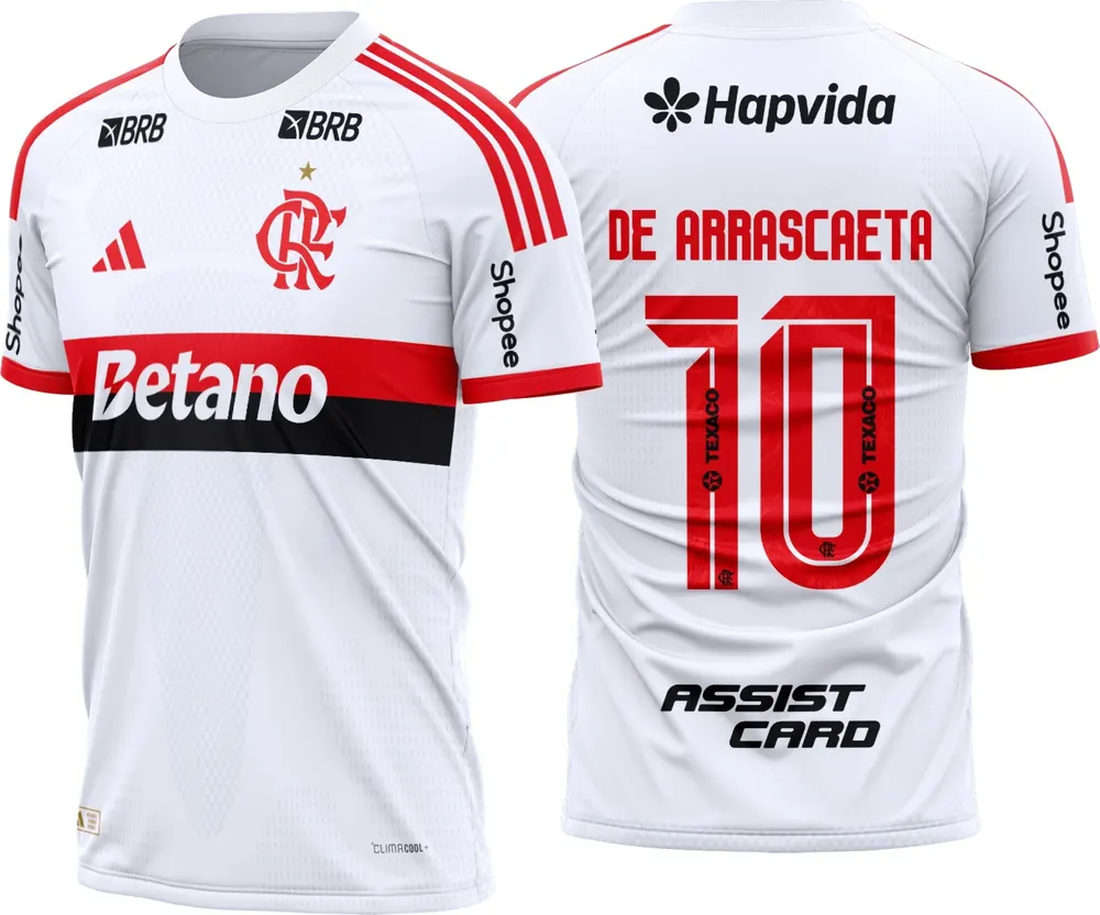 Arte Camisa Flamengo Reserva 2026 - 2027