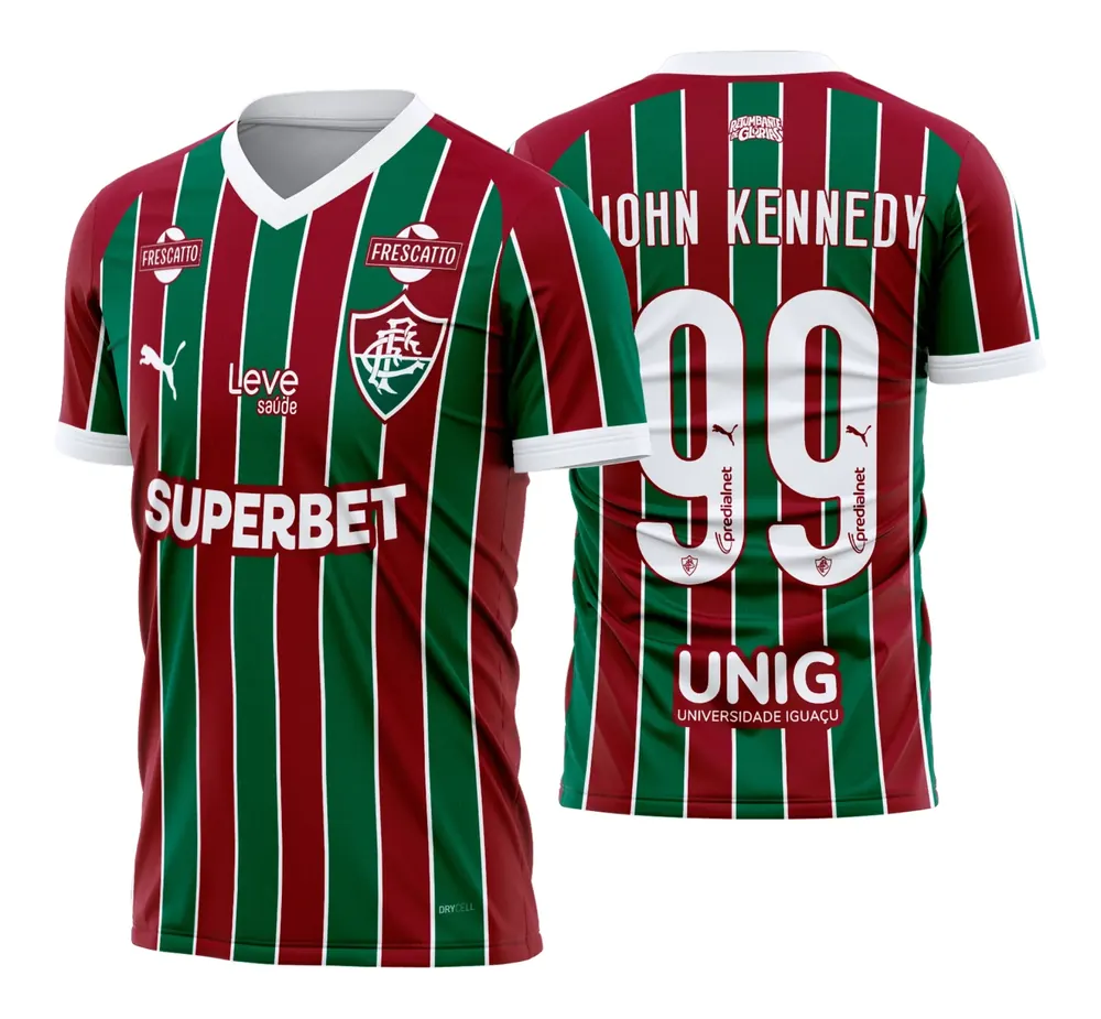 Arte Camisa Fluminense 2026 Titular Modelo 02