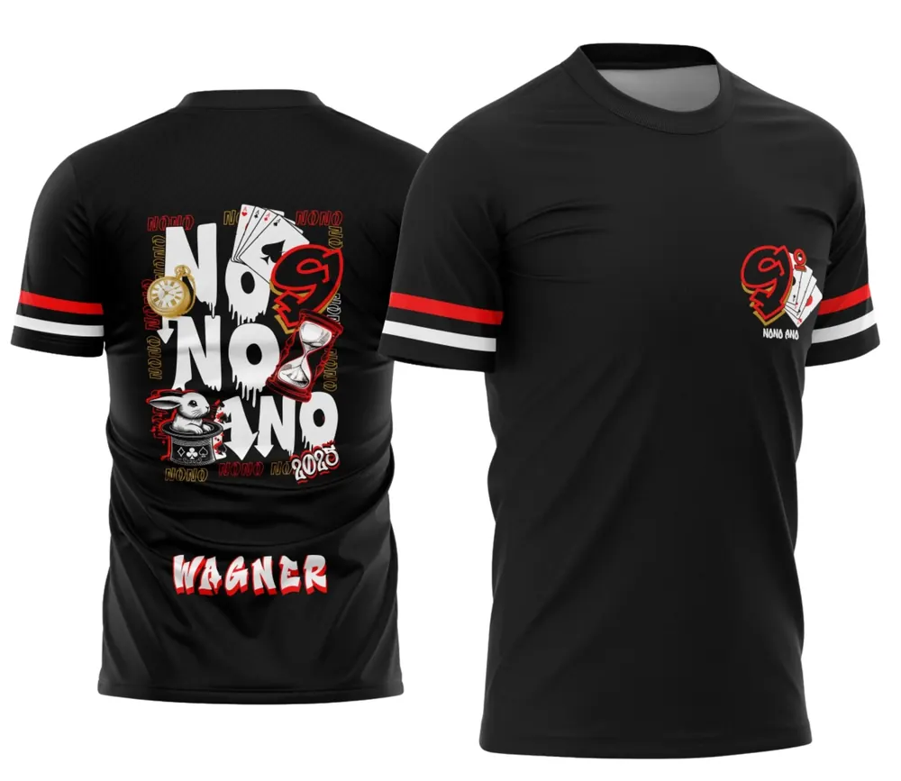 Camisa Formandos Nono Ano Coelho e Cartas Modelo 03
