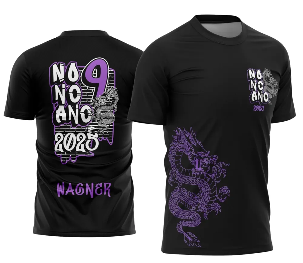 Camisa Formandos Nono Ano Graffite Dragão Modelo 02