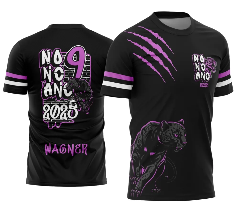 Camisa Formandos Nono Ano Pantera Nagra Modelo 03